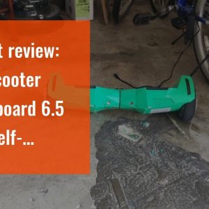 Honest review: CXMScooter Hoverboard 6.5 inch Self-Balance Scooter w/Bluetooth Speaker UL2272 C...