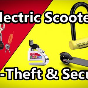 Electric Scooter Locks, Anti Theft & Security