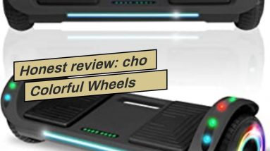 [Review] cho Colorful Wheels Series Hoverboard Safety Certified Hover Board Electric Scooter wi...