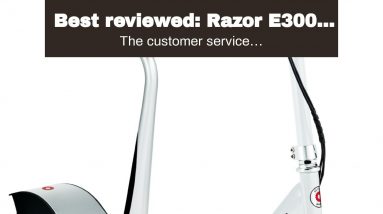 Top rated: Razor E300S Seated Electric Scooter - Sweet Pea