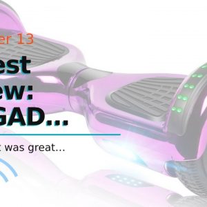 Top rated: SISIGAD Hoverboard, 6.5" Two-Wheel Self Balancing Hoverboard, Smart Hover Board for...