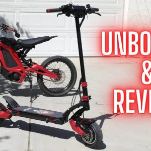 +40mph E-Scooter // Varla Eagle One // Unboxing and Review