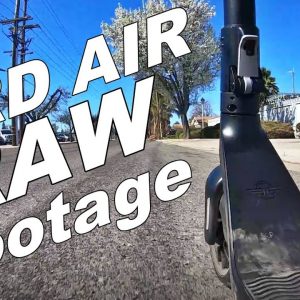 BIRD AIR ELECTRIC SCOOTER *RAW FOOTAGE*