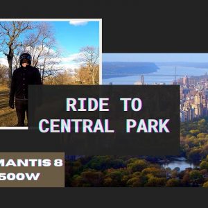 Central Park Ride on KAABO MANTIS 8 Dual 500!