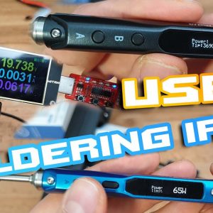 TS100 & SEQURE SQ-001 BEST Soldering Iron 🚀 USB Charger + Trigger = power supply ⚒ How to 🍕🍻