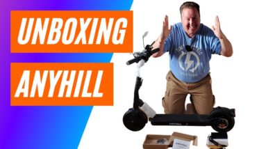 AnyHill UM 1 Electric Scooter Unboxing