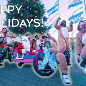 Electric Wheel Reindeer Pull Santa | Merry Christmas and Happy Holidays!