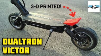 Testing a 3D Printed Footrest! Dualtron Victor 50+ MPH Ride