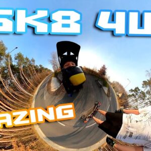 SYL-08 4WD Electric skateboard 🚀 BEST ESk8 I have tested YET ⚡ AWD ESK8 is way to go 🍕🍻
