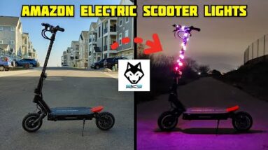 Reviewing Amazon Electric Scooter Accessories: Colored Stem Lights