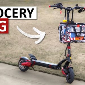 Grocery Shopping on an Electric Scooter | Varla Eagle One