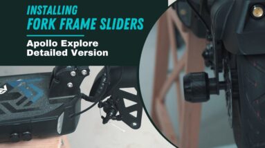 Installing Front Fork Frame Sliders to an Electric Scooter (Apollo Explore) Detailed Version