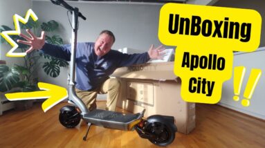 Apollo City Electric Scooter Unboxing