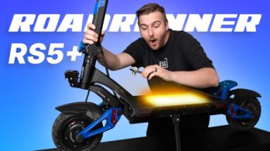 42 MPH E-Scooter with Swappable Battery! Roadrunner RS5+ Review