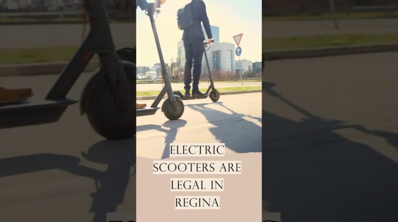 Electric Scooters are Legal in Regina