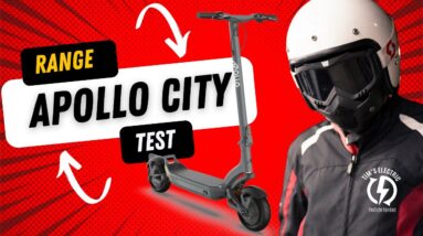 How Far Can You Go? Apollo City Electric Scooter Range Test Experiment!